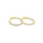 Load image into Gallery viewer, Diamonds Eternity Hoops
