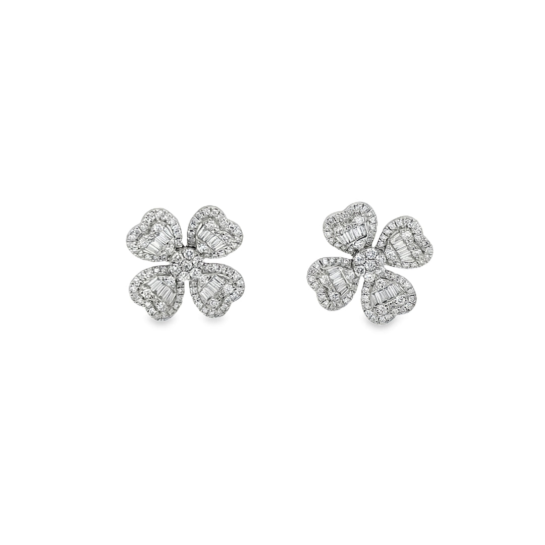 Diamonds Petal Earrings