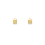 Load image into Gallery viewer, Diamond Lock Piercing/Earrings
