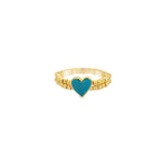 Load image into Gallery viewer, Enamel Heart Ring
