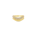 Load image into Gallery viewer, Wavy Diamonds Ring
