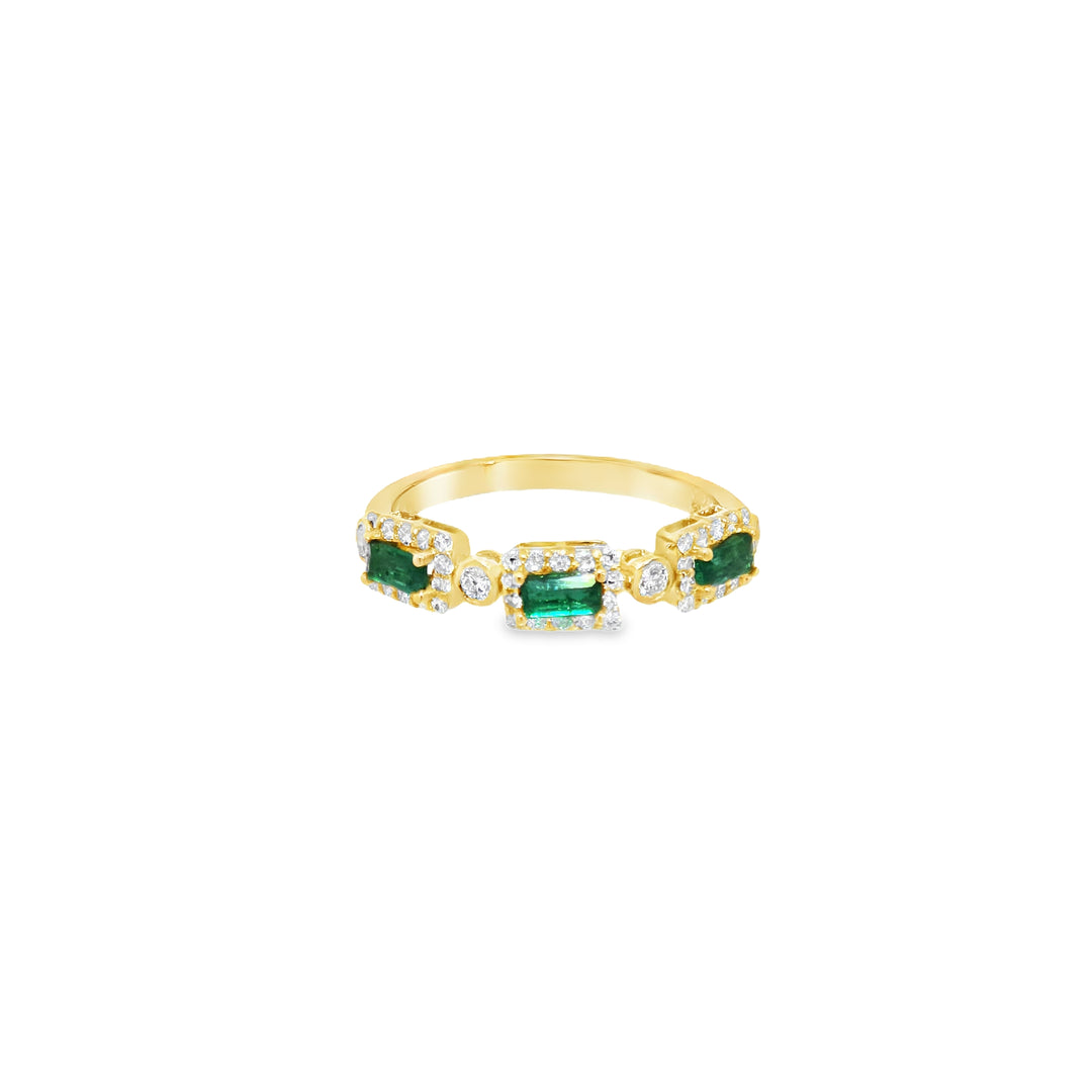 Movement Gemstone Ring