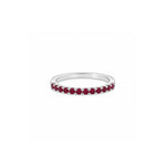 Load image into Gallery viewer, Gemstone Half Eternity Ring

