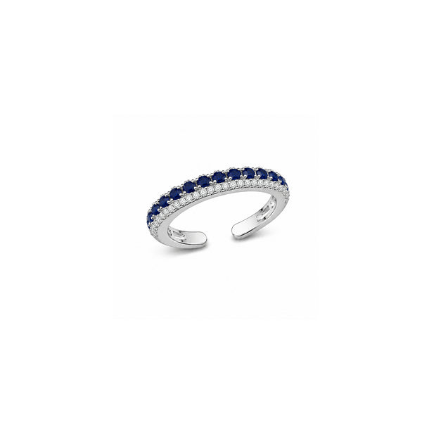 Gemstone & Diamond Earcuff