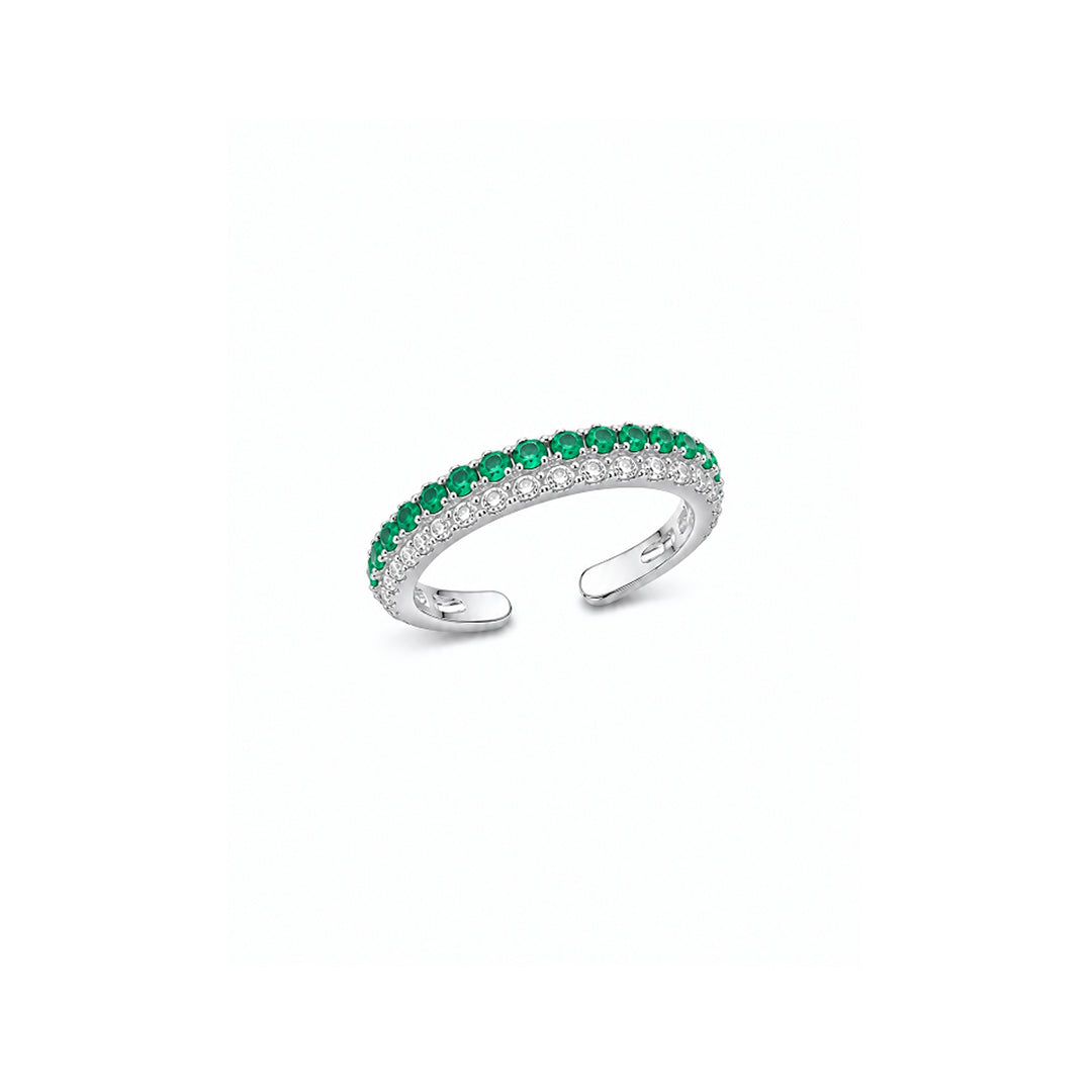 Gemstone & Diamond Earcuff