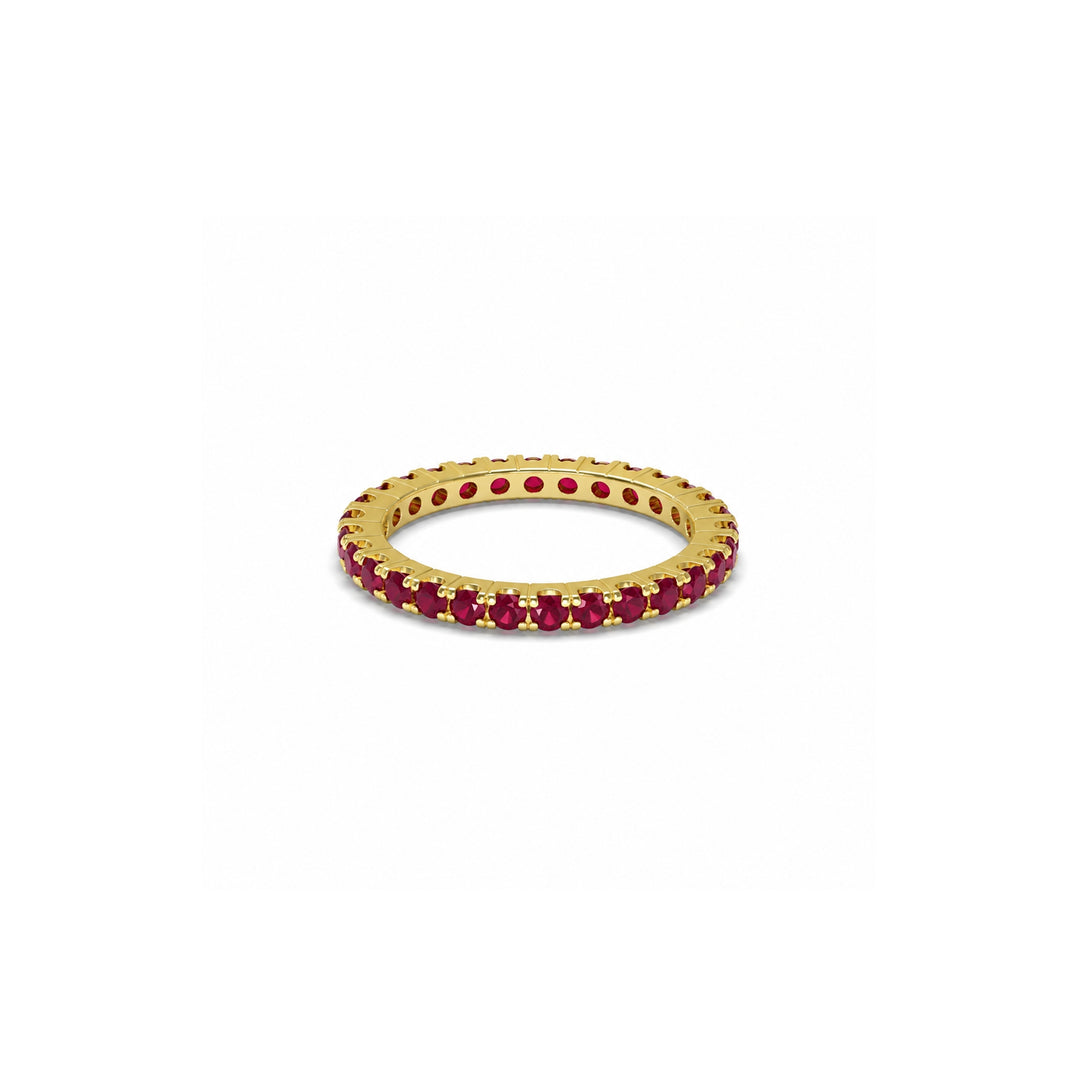 Gemstone Full Eternity Ring