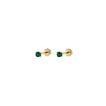 Load image into Gallery viewer, Small Gemstone Stud Piercing/Earrings

