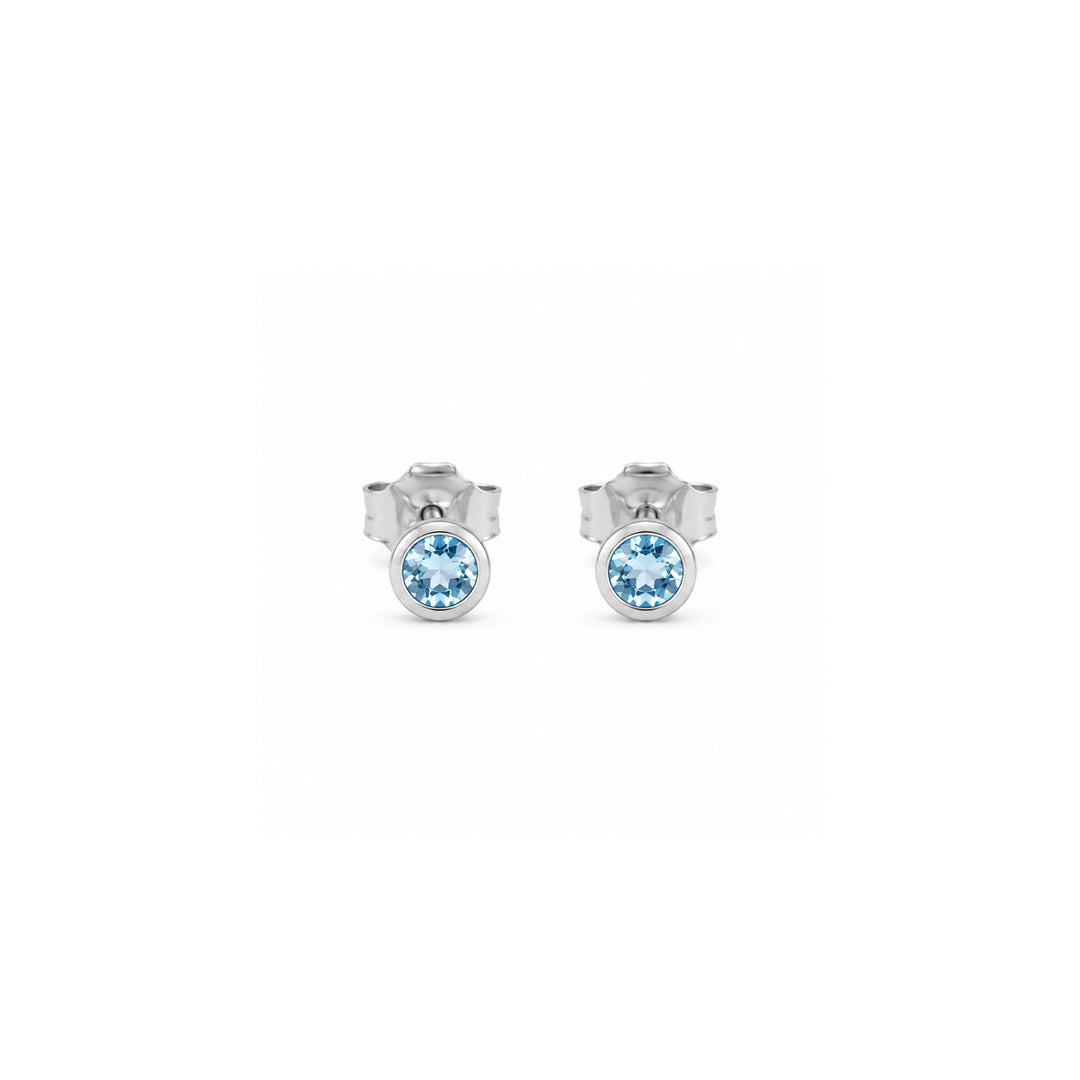 Gemstone Bezel Piercing/Earrings