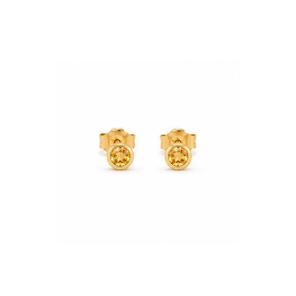 Gemstone Bezel Piercing/Earrings