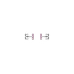 Load image into Gallery viewer, Pink Sapphire Piercing/Earrings
