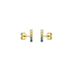 Load image into Gallery viewer, Gemstone Line Piercing/Earrings
