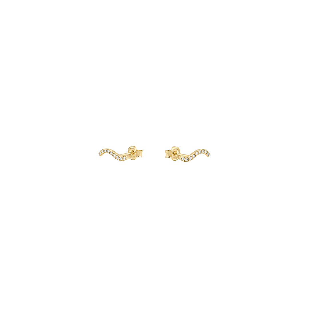Diamond Wavy Piercing/Earrings