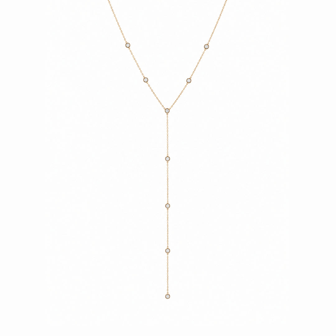 Diamond Lariat Necklace