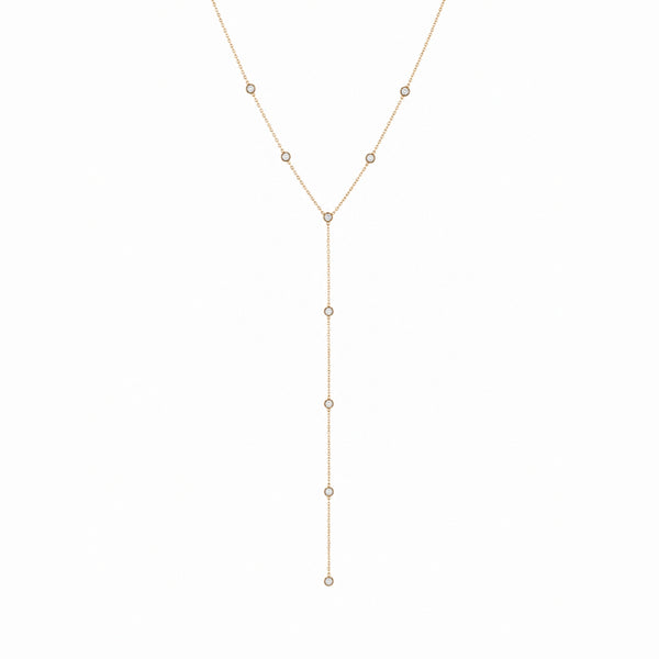 Diamond Lariat Necklace