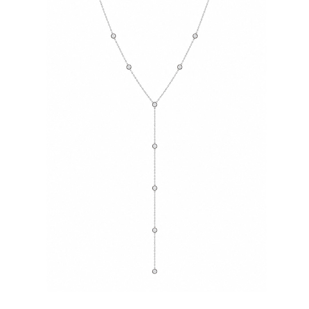 Diamond Lariat Necklace