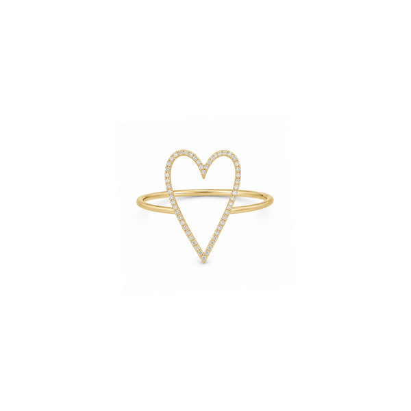 Diamond Heart Ring