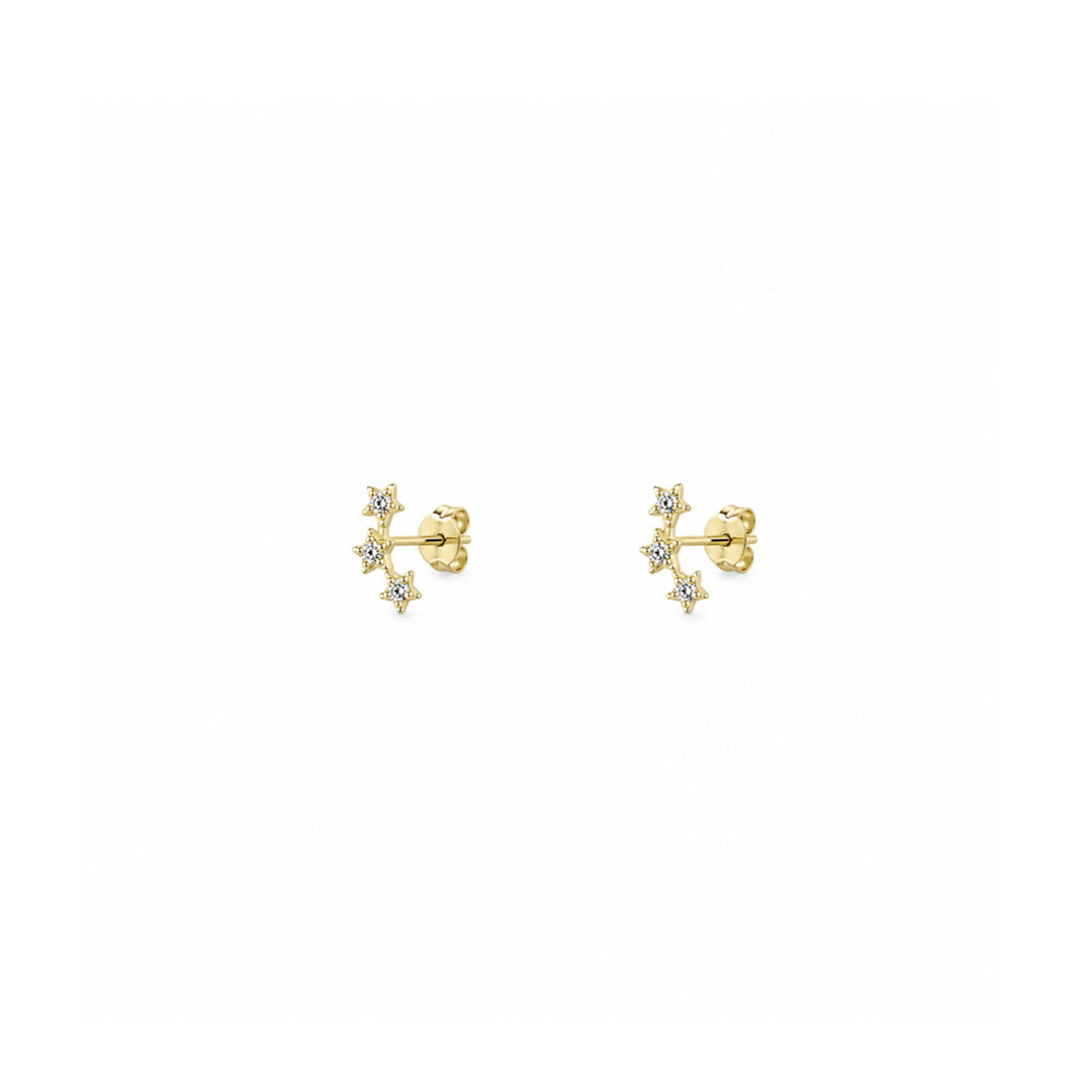 Diamond Star Trio Piercing/Earrings