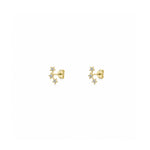 Load image into Gallery viewer, Diamond Star Trio Piercing/Earrings
