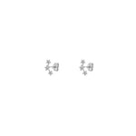 Load image into Gallery viewer, Diamond Star Trio Piercing/Earrings
