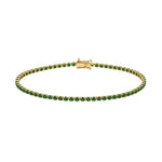 Load image into Gallery viewer, Emerald Tennis Bracelet
