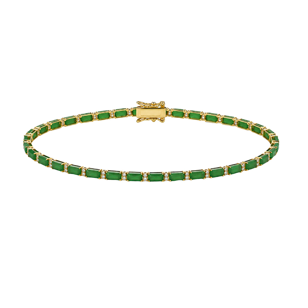 Emerald & Diamond Bracelet
