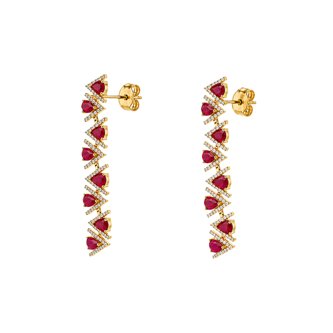 Ruby Imperial Earrings
