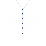 Load image into Gallery viewer, Sapphire Lariat Necklace
