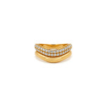 Load image into Gallery viewer, Wavy Diamonds Ring
