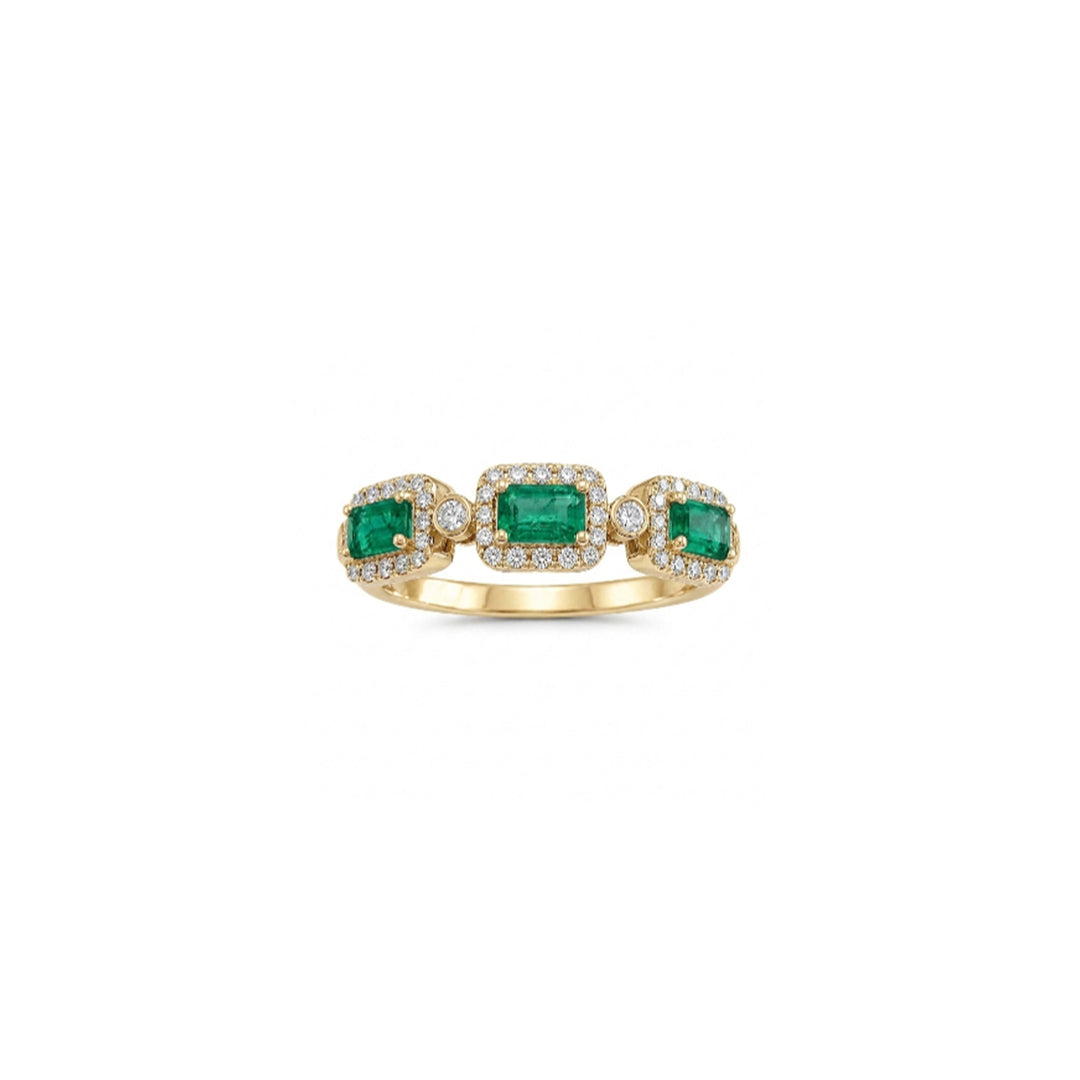 Movement Gemstone Ring