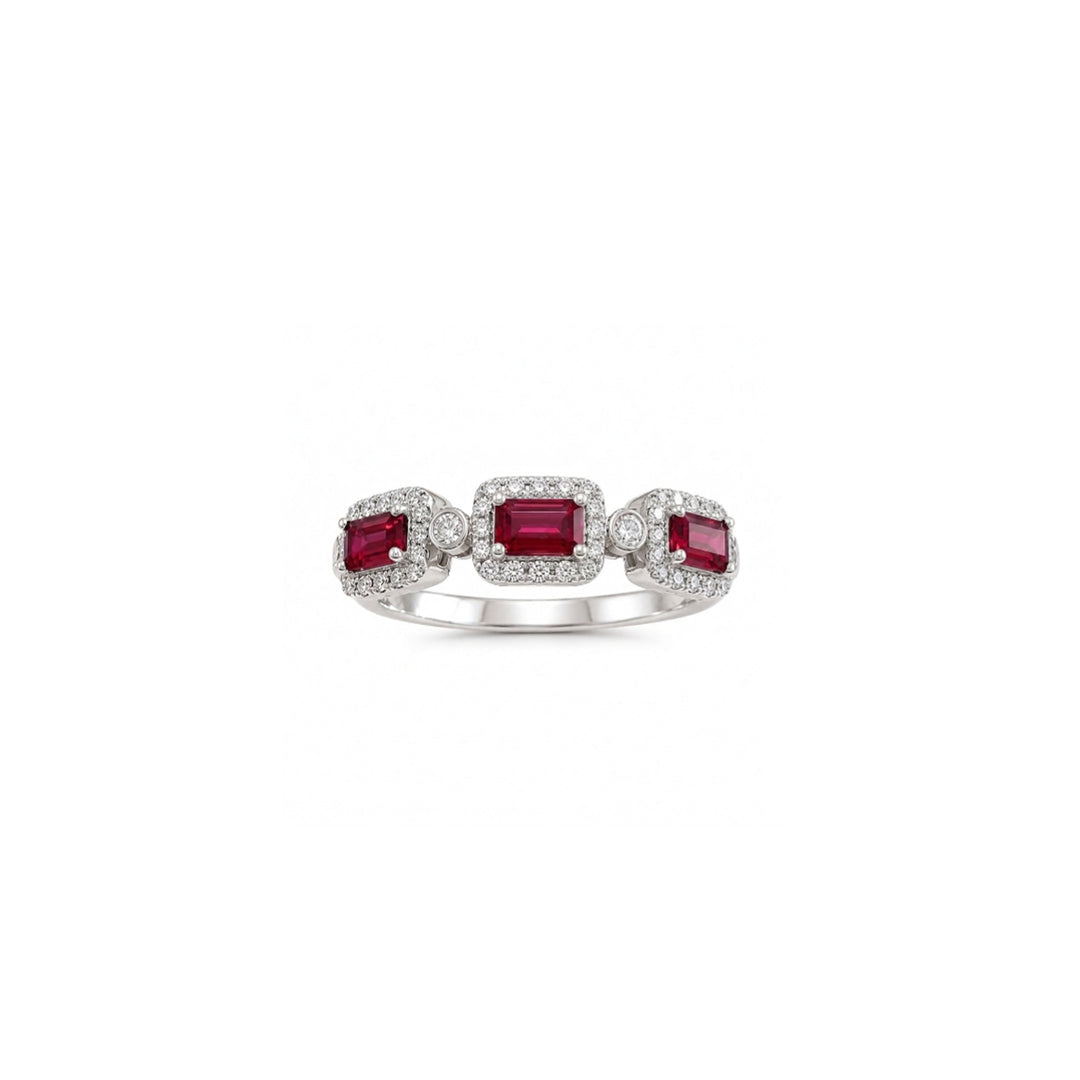 Movement Gemstone Ring