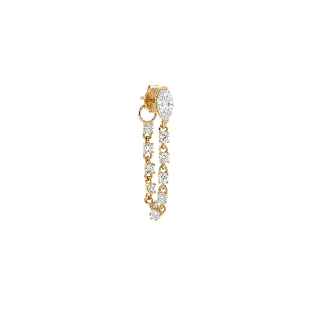 Marquise Diamond Chain Piercing