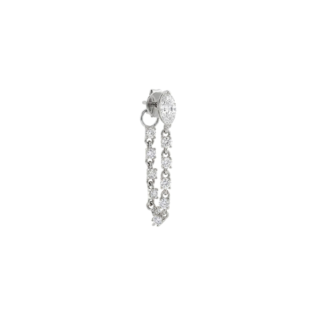 Marquise Diamond Chain Piercing
