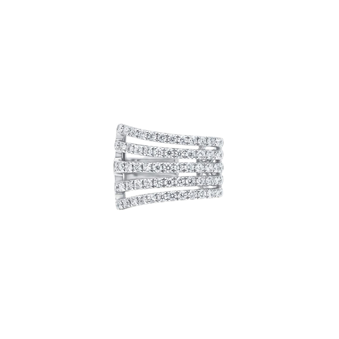 Five-Row Diamond Earcuff