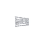 Load image into Gallery viewer, Five-Row Diamond Earcuff
