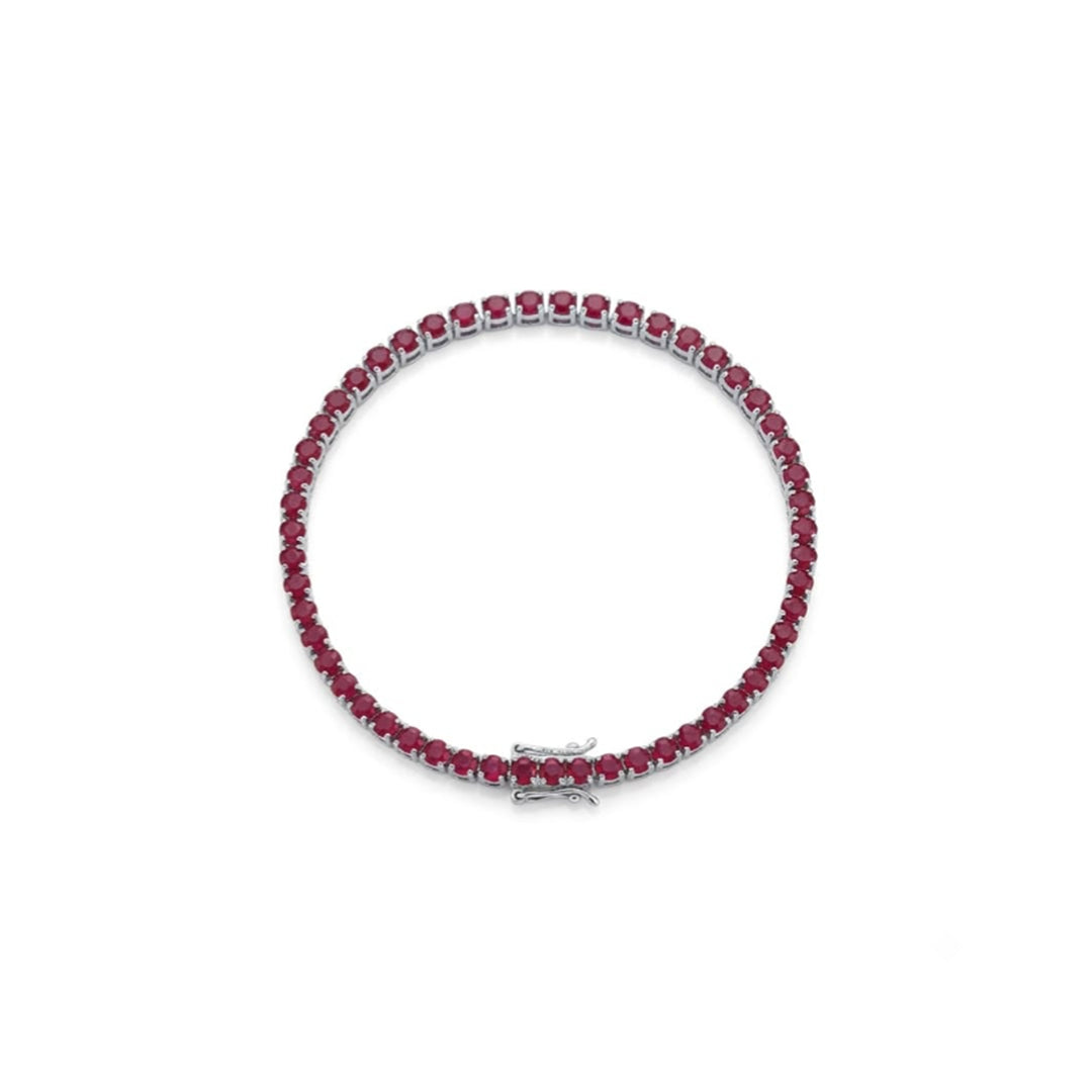 Ruby Tennis Bracelet