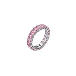 Load image into Gallery viewer, Pink Sapphire Eternity Ring
