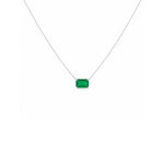 Load image into Gallery viewer, Emerald Solitaire Necklace
