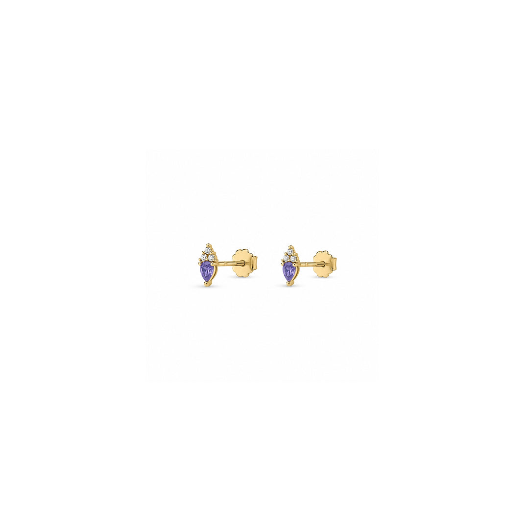 Gemstone & Diamond Piercing/Earrings