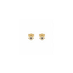 Load image into Gallery viewer, Diamond and Sapphire Eye Piercing/Earrings
